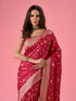 Mohey Radiant Pink Elegance Saree