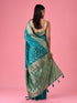 Mohey Ravishing Rama Green Banarasi Saree