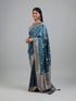 Mohey Dusty Cerulean Saree