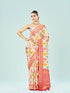 Mohey Radiant Cream Satin Saree