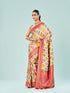 Mohey Radiant Cream Satin Saree
