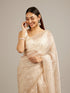 Mohey Elegant Cream Classic Saree