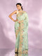 Mohey Sea Green Elegance Saree