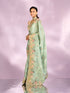 Mohey Sea Green Elegance Saree