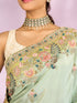 Mohey Sea Green Elegance Saree