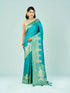 Mohey Elegance Defined Rama Green Saree