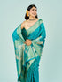 Mohey Elegance Defined Rama Green Saree