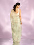 Mohey Pista Green Organza Saree