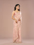 Mohey Peach Organza Festive Saree