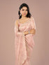 Mohey Peach Organza Festive Saree