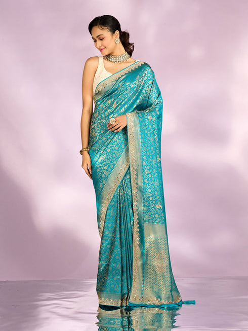 Mohey Emerald Enchantment Saree