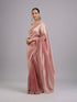 Mohey Dusty Pink Organza Saree