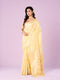 Mohey Glistening Light Yellow Saree