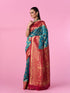 Mohey Radiant Blue Elegance Saree