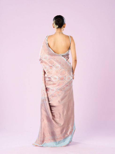Mohey Light Blue Saree