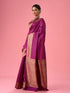 Mohey Wine Red Festivity Saree