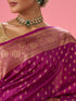 Mohey Wine Red Festivity Saree