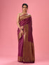 Mohey Wine Tint Saree Elegance