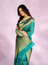Mohey Resplendent Rama Green Saree