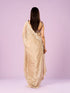 Mohey Fawn Chinon Elegance Saree