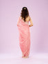 Mohey Resplendent Pink Chinon Saree
