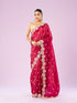 Mohey Royal Rani Organza Saree