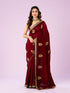 Mohey Maroon Majesty Silk Saree