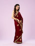 Mohey Maroon Majesty Silk Saree