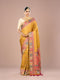 Mohey Mustard Yellow Satin Saree