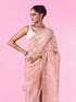 Mohey Illuminate Pink Organza Saree