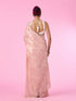Mohey Illuminate Pink Organza Saree