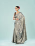 Mohey Elegant Grey Satin Saree