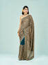 Mohey Elegant Rama Green Georgette Saree