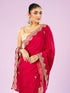 Mohey Radiant Rani Pink Saree