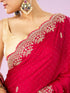 Mohey Radiant Rani Pink Saree