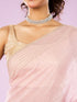 Mohey Elegant Pink Organza Saree