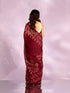 Mohey Maroon Majesty Saree