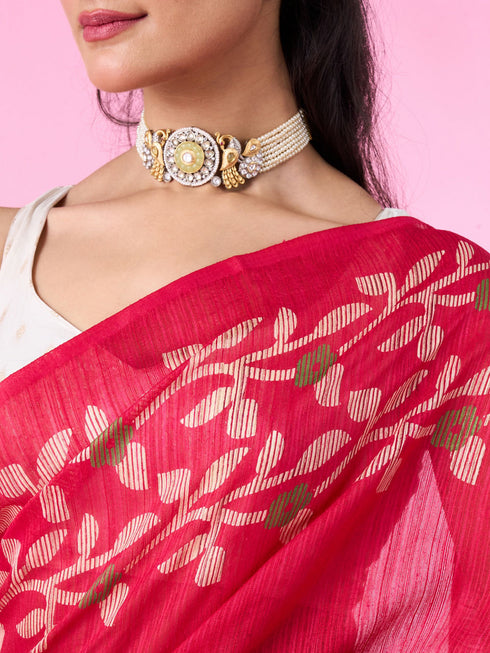 Mohey Radiant Pink Gifting Saree