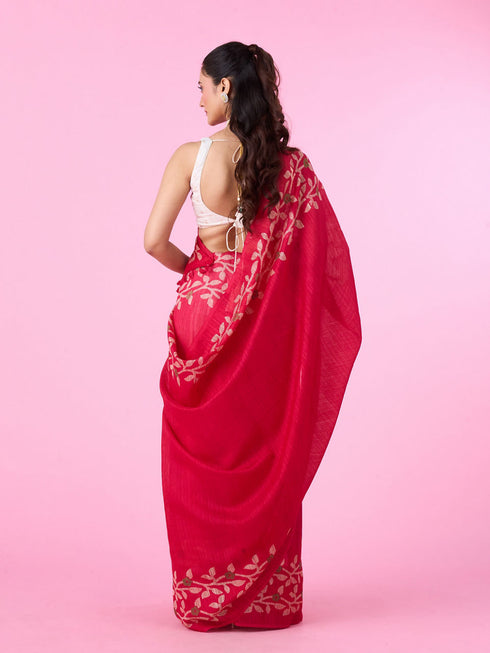 Mohey Radiant Pink Gifting Saree