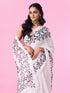 Mohey White Elegance Saree