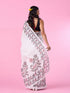 Mohey White Elegance Saree