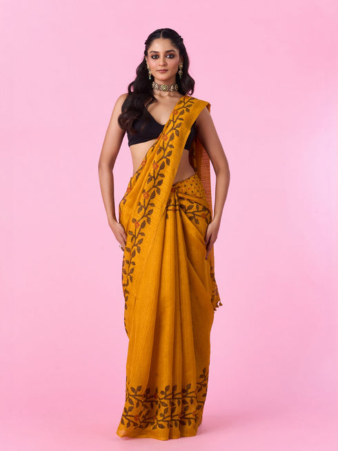 Mohey Sunset Glow Festive Saree