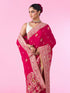 Mohey Elegant Pink Bridal Saree
