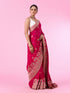 Mohey Elegant Pink Bridal Saree