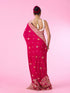 Mohey Elegant Pink Bridal Saree