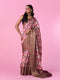 Mohey Ravishing Brown Saree Ensemble