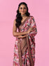 Mohey Ravishing Brown Saree Ensemble