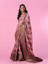 Mohey Ravishing Brown Saree Ensemble