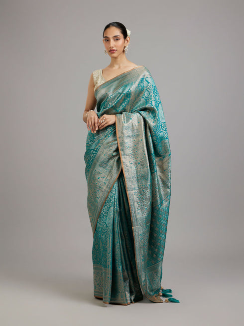 Mohey Green Elegance Saree