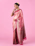 Mohey Rani Pink Opulence Banarasi Saree